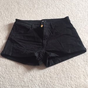 Black little shorts!